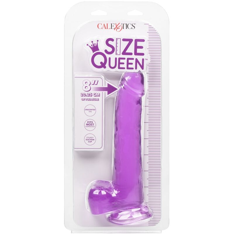 Pene Gelatina 25,5cm - Morado Queen Size