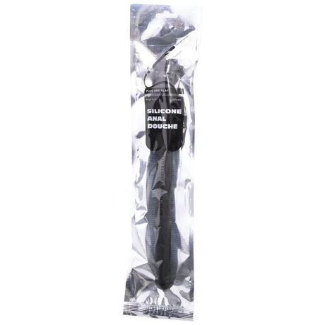 All Black - Ducha Anal Silicona Sistema Stopper 27 Cm