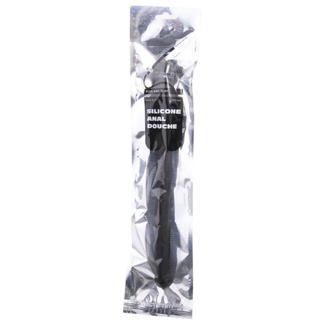 All Black - Ridged Ducha Anal Silicona 27 Cm