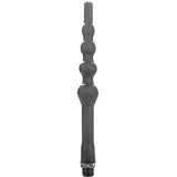 All Black  Beaded Ducha Anal Silicona 27 Cm