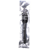 All Black Mega Ripple Ducha Anal Silicona 28.5cm