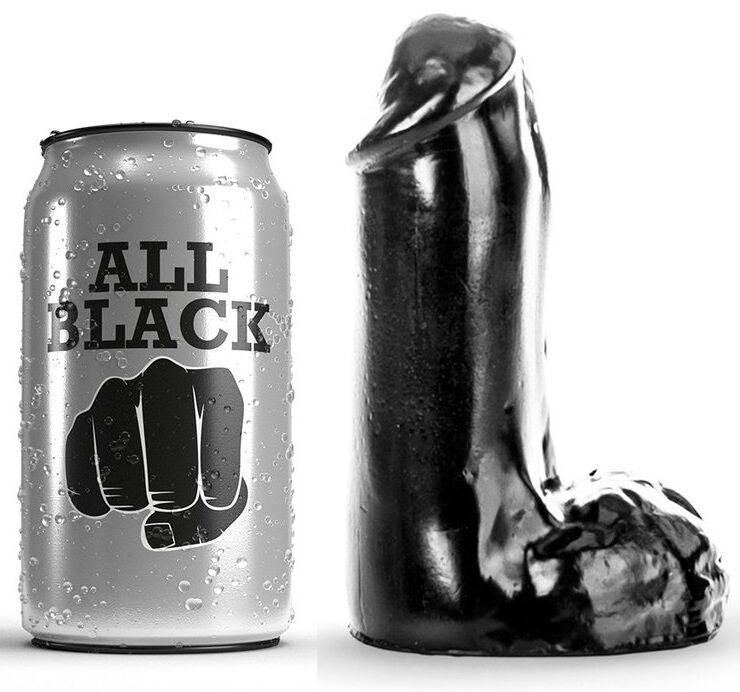 All Black Dildo Realistico 13cm