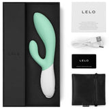 Lelo - Ina 3 Verde Vibrador Rabbit Lujo Verde Agua