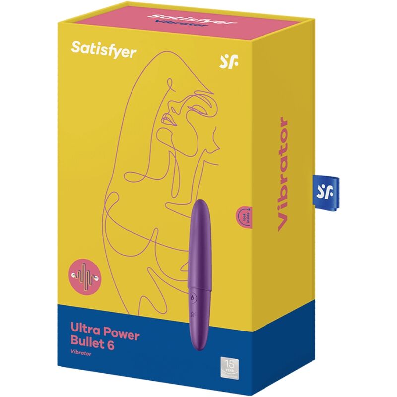 Satisfyer - Ultra Power Bullet 6 Bala Vibradora Morada