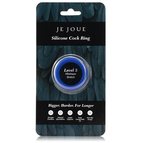 Je Joue - Anillo Silicona Azul - Estrangulamiento Minimo