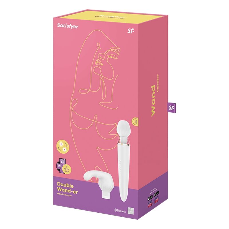 Satisfyer Double Wand-Er Blanco