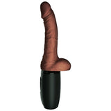Vibrador King Cock Plus Triple Threat - Marrón