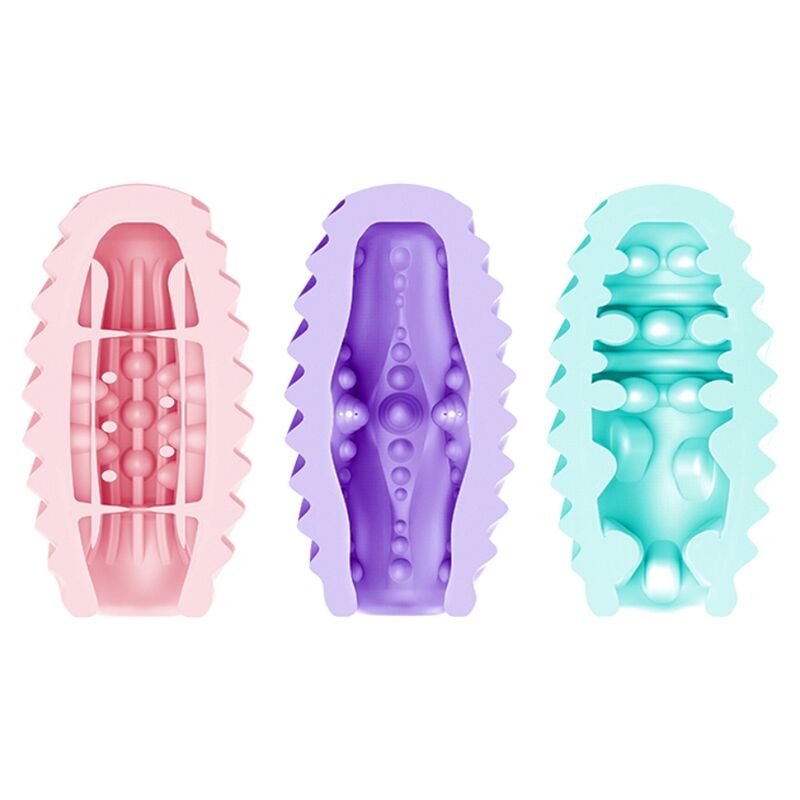 Pack 15 Huevos Masturbadores Doble Texturizado