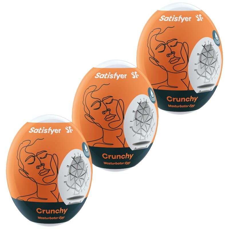 Satisfyer 3 Huevos Masturbadores - Crunchy