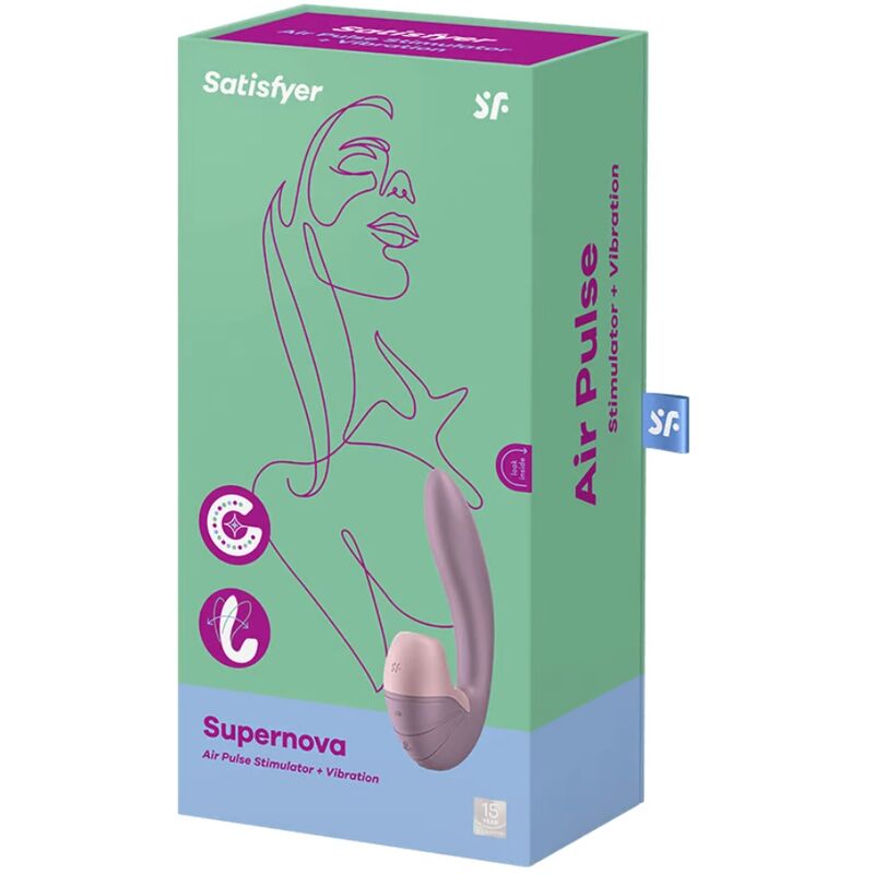 Satisfyer - Supernova Estimulador Y Vibrador Rosa