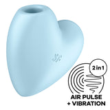 Satisfyer - Cutie Heart Estimulador Y Vibrador Azul