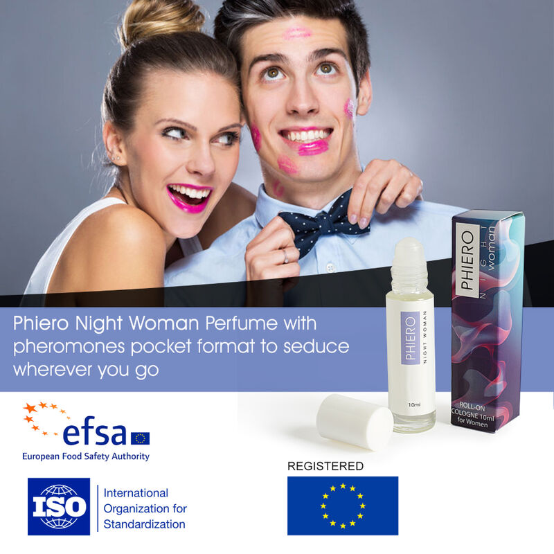 500 Cosmetics - Phiero Night Woman Perfume Feromonas Con Roll-On
