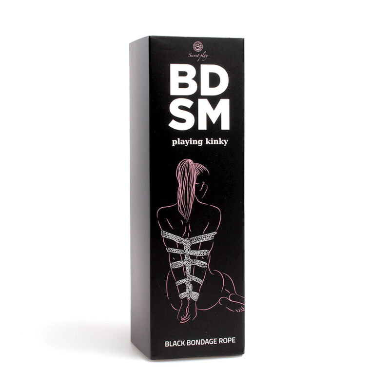 Secretplay - Cuerda Bondage Negra Bdsm Collection