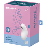 Satisfyer - Vulva Lover 2 Estimulador Y Vibrador Blanco