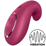 Vibrador  Satisfyer Dipping Delight  Lay-On - Rojo