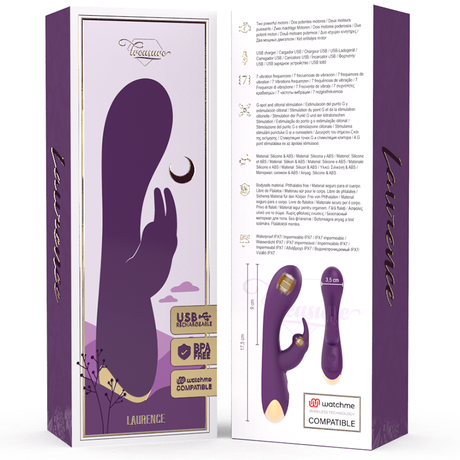 Treasure - Laurence Rabbit Vibrador + Mando Control Remoto Watchme