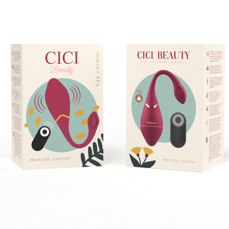 Cici Beauty - Premium Silicone Egg Vibrator Remote Control