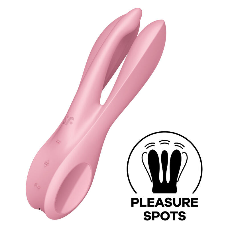 Vibrador Satisfyer Threesome 1  - Rosa