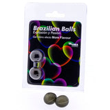 2  Brazilian Balls Explosion De Aromas Gel Excitante Efecto More Flavour