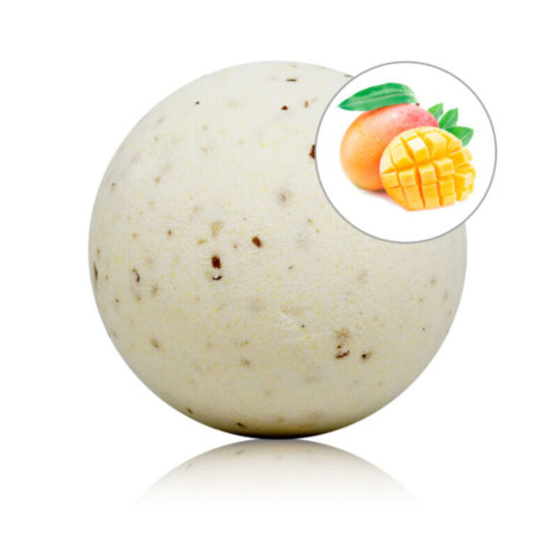 Bomba De Baño Mango 150 Gramos Con Petalos De Rosa