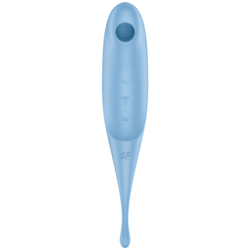 Satisfyer - Twirling Pro Estimulador Y Vibrador Azul