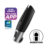 Satisfyer Power Masturbator - Negro Y Plata