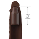 Funda Para El Pene Pipedreams Extension W Strap 17,78 Cm Brown