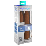 Funda Para El Pene Pipedreams Sleeve 20,32 Cm + 5,00 Cm Inch Plug Caramel