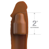 Funda Para El Pene Pipedreams Sleeve 20,32 Cm + 5,00 Cm Inch Plug Caramel