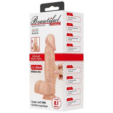 Baile - Beautiful Encounter Catoblepas Dildo Realístico Flexible 20.6 Cm Natural