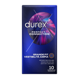 Durex - Perfect Connection Extra Lubricacion Silicona 10 Unidades