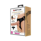Pretty Love - Harness Briefs Arnés Universal Con Dildo Jerry 21.8 Cm Natural