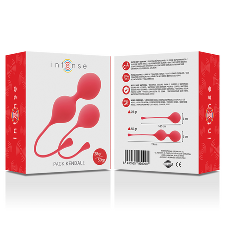 Intense - Bolas Kegel Pack Kendall Rojo