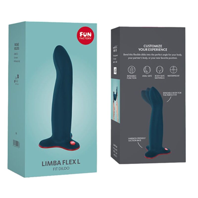 Fun Factory - Limba Dildo Flex L Velvet Blue