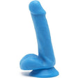 Get Real - Happy Dicks Dildo 12 Cm Con Testículos Azul