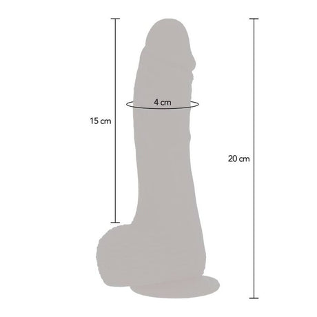 Get Real - Dildo Vibrador Rotador Up&down Natural