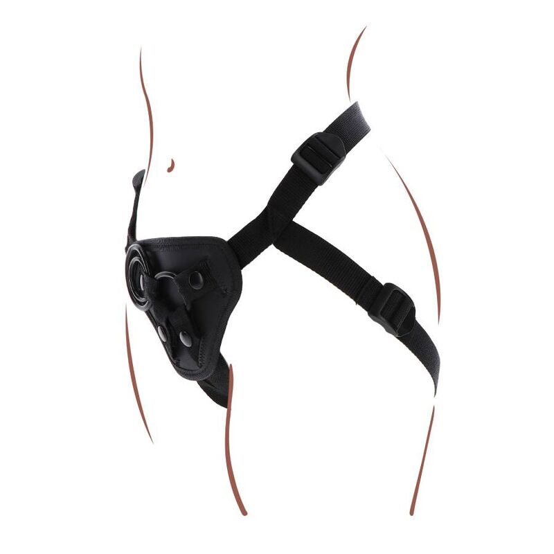 Get Real - Strap-on Harnés Negro