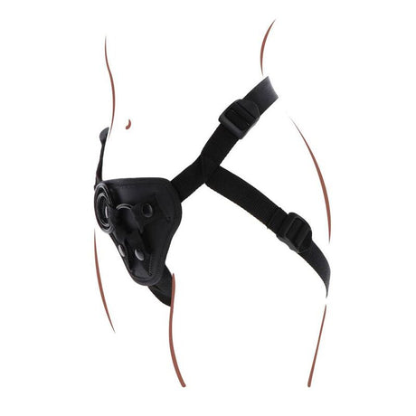 Get Real - Strap-on Harnés Negro