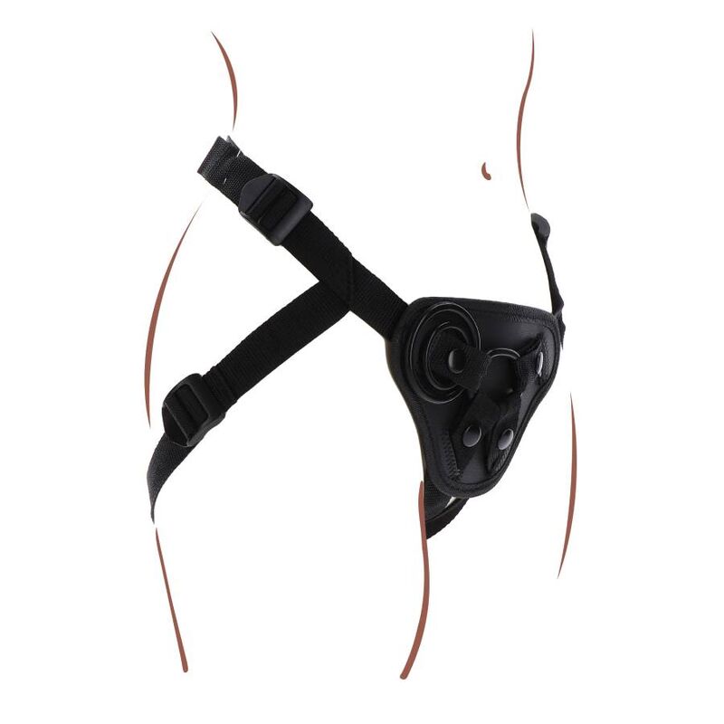 Get Real - Strap-on Harnés Negro