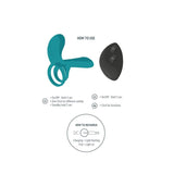 Xocoon Couples Vibrator Ring Verde