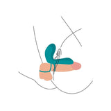 Xocoon Couples Vibrator Ring Verde