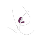 Xocoon - Bound Love Vibrador Para Parejas Morado