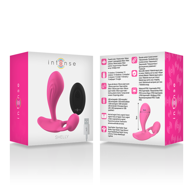 Intense - Shelly Plug Anal Control Remoto Rosa
