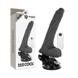 Basecock - Vibrador Articulable Control Remoto Negro 18.5 Cm -O- 4 Cm