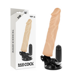 Basecock - Vibrador Realistico Control Remoto Natural 21 Cm -O- 4 Cm