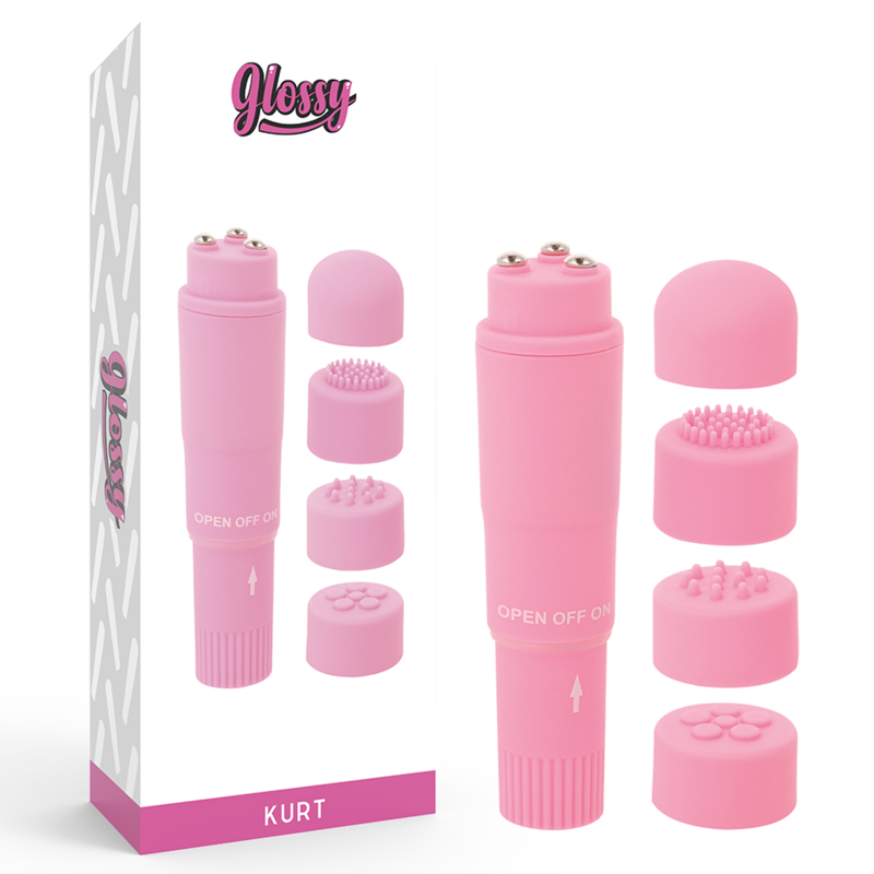 Glossy Pocket  Kurt Masajeador Rosa