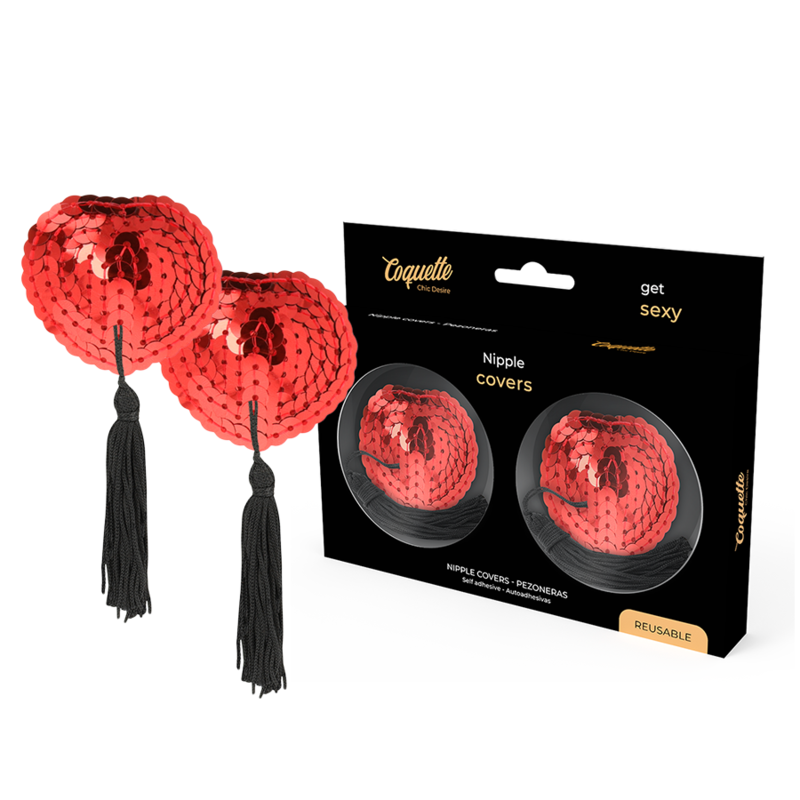 Coquette Chic Desire - Cubre Pezones Rojo