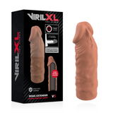 Virilxl - Extension De Pene Liquid Silicone V5 Marron