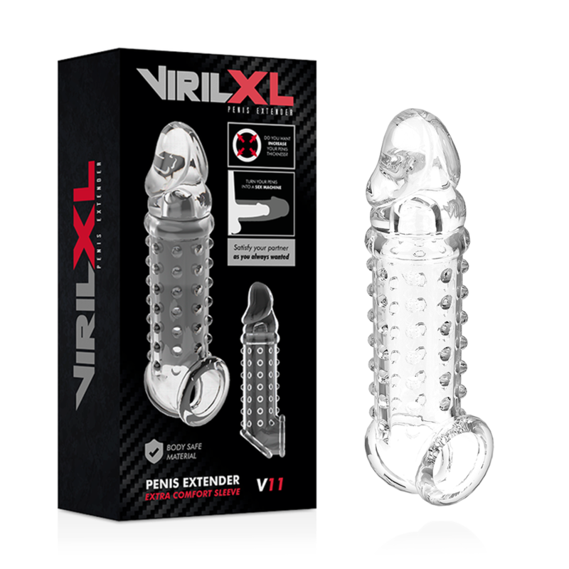 Virilxl - Extension Y Funda  De Pene  V11 Transparente