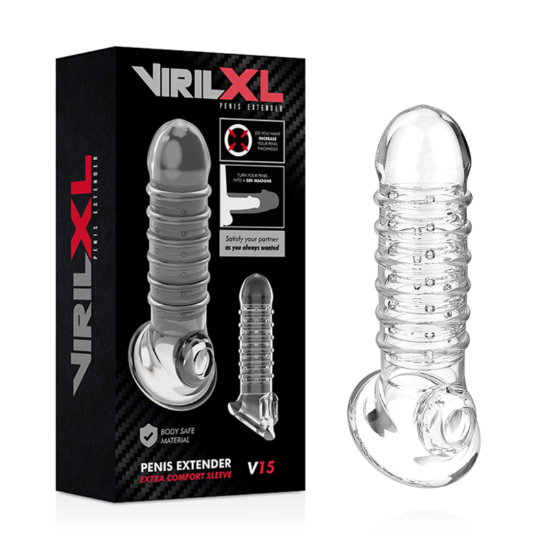 Virilxl - Extension Y Funda  De Pene  V15 Transparente